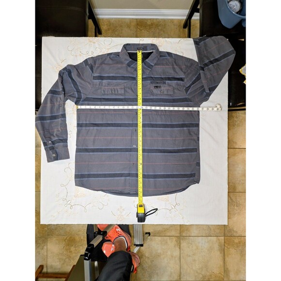 Wrangler Shirt Mens 2XL Regular Fit ATG All Terrain Gear‎ Button Front Blue - Picture 5 of 7